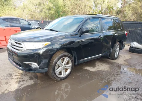2013 Toyota Highlander Limited V6 from USA, damaged, VIN 5TDDK3EH1DS209620